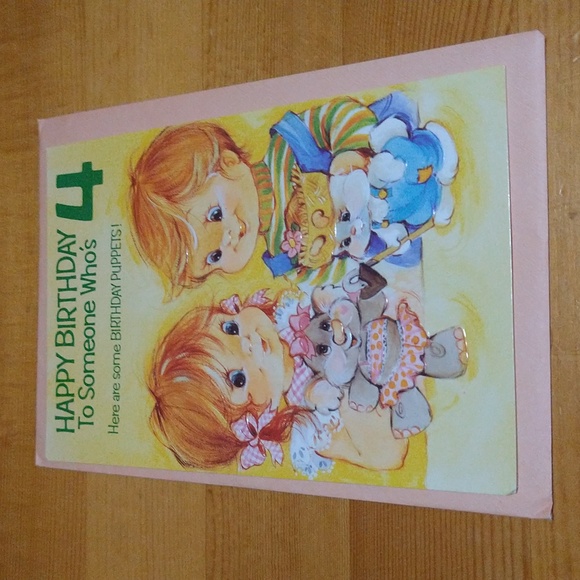 Birthday cards 3 little kids vintage birthday cards new - Picture 6 of 9